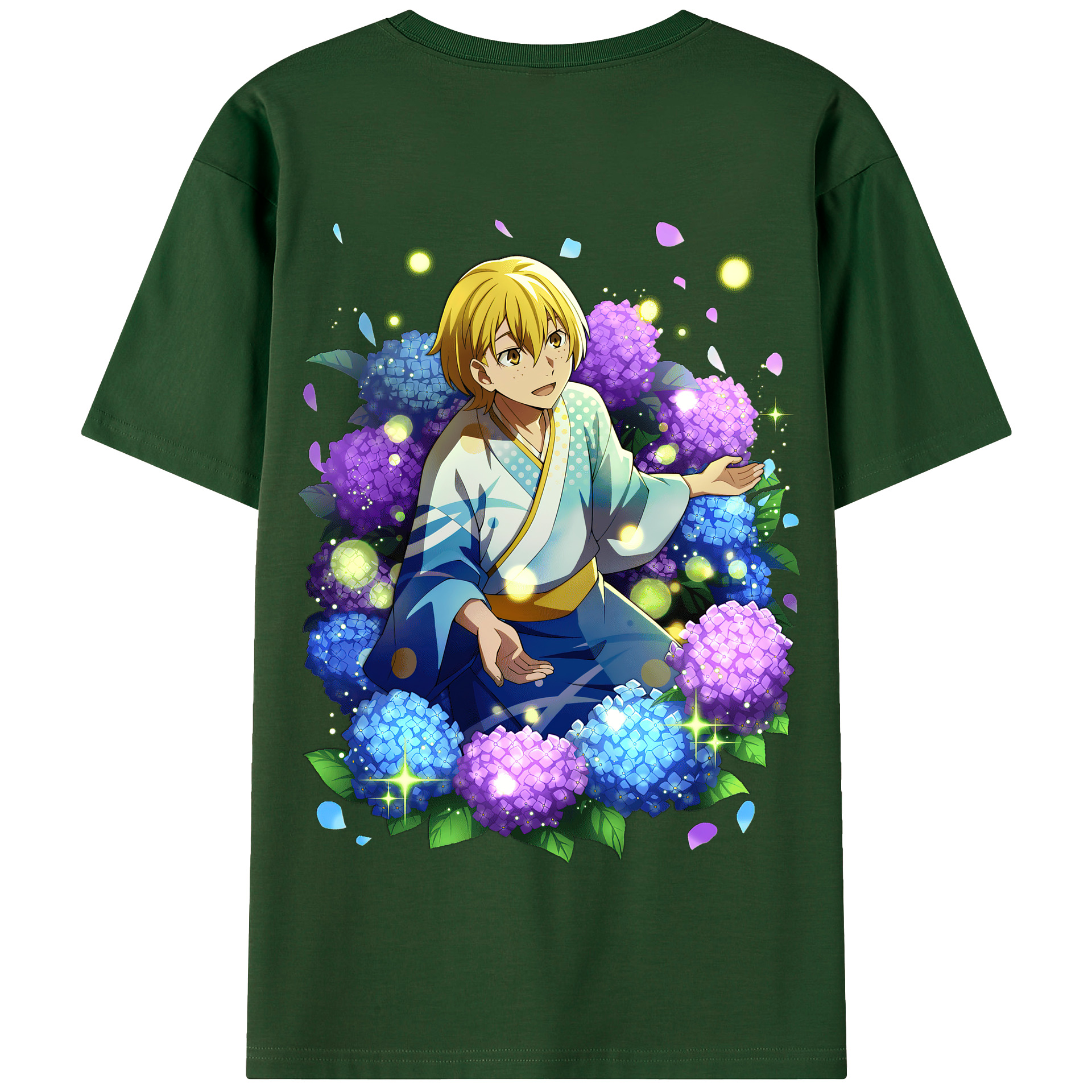（画像用） 文豪ストレイドッグス Bungo Stray Dogs 綿100％半袖Tシャツ（背面プリント）
